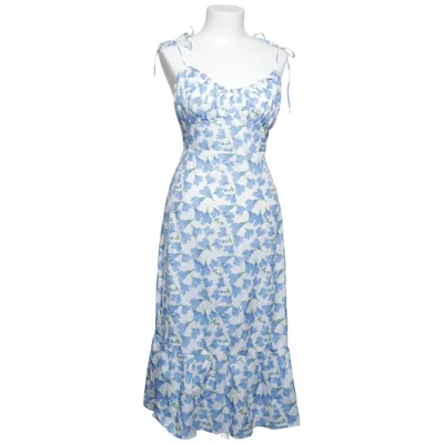 Maxi jurk (Blauw, Wit) van Rihoas Polyester