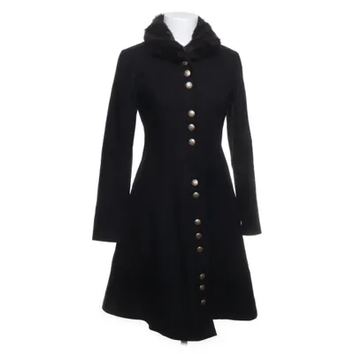 Manteau (Noir) de Ida Sjöstedt Acétate, Modal, Polyamide, Polyester, Laine