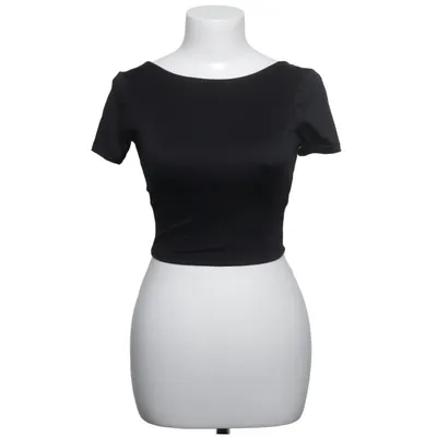Crop top (Black) from Fashion Nova Elastane, Polyester