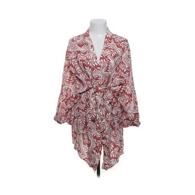 Omlottklänning (Röd, Vit, Flerfärgad) från Vero Moda Curve Viskos