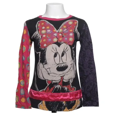 Långärmad t-shirt (Svart, Rosa, Flerfärgad) från Desigual Disney Bomull