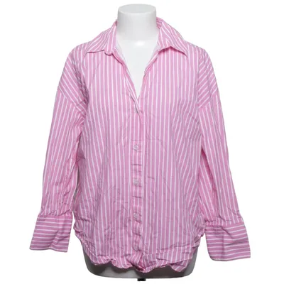 Shirt (Pink, White) from Zara Cotton