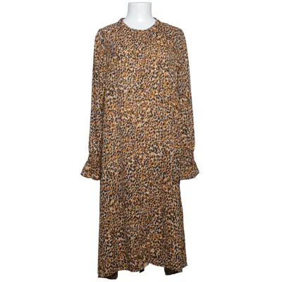Jurk (Bruin, Zwart, Meerkleurig) van Ichi Polyester