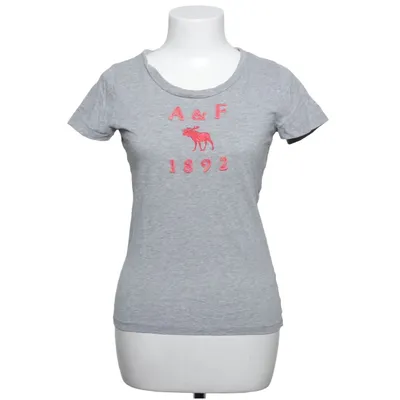 T-shirt (Grijs) van Abercrombie & Fitch Katoen