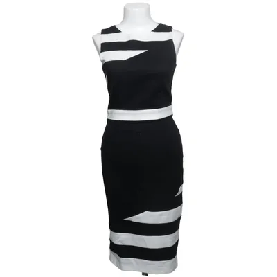 Dress (Black, White) from Paper Dolls Cotton, Elastane, Polyamide, Polyester