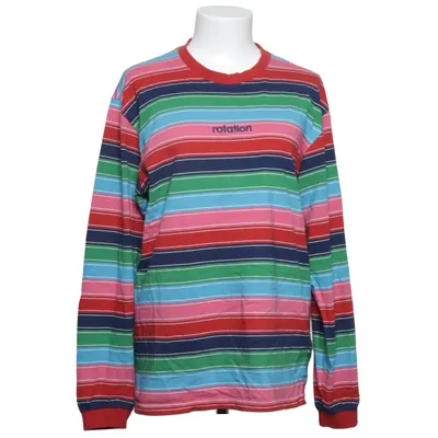 Långärmad t-shirt (Röd, Flerfärgad) från Rotation Ekologisk bomull