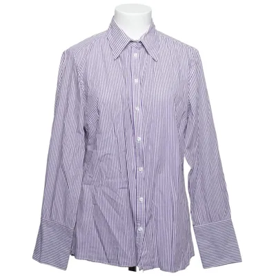 Chemise (Blanc, Violet) de Brookshire Coton