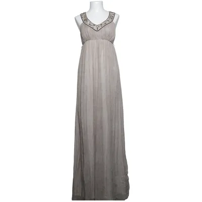 Maxi dress (Beige) from Mango Moments Polyester, Silk