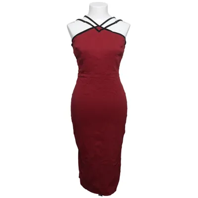 Jurk (Rood) van Collectif Vintage Katoen, Nylon