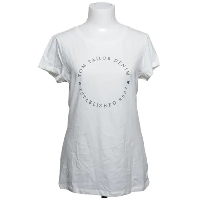 T-shirt (Blanc) de Tom Tailor Denim Coton
