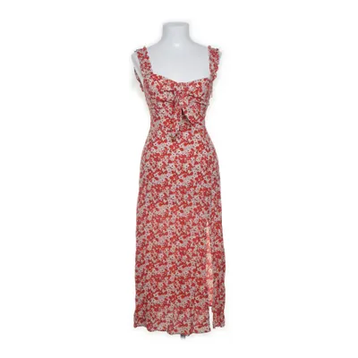 Jurk (Rood, Meerkleurig) van Zara Polyester, Viscose