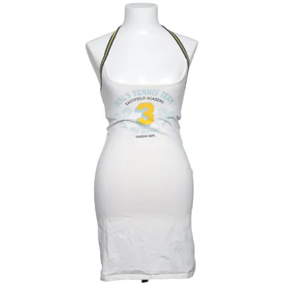 Halterneckklänning (Vit, Flerfärgad) från L.O.G.G Sport by H&M Bomull, Elastan