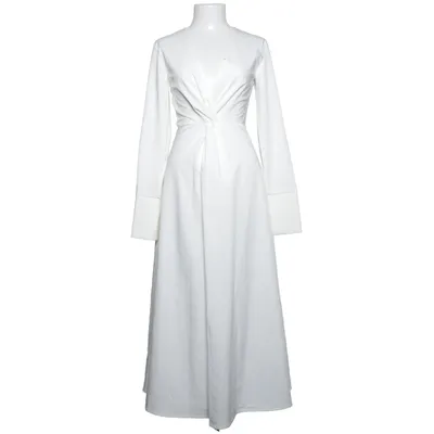 Maxi jurk (Wit) van NA-KD Elastaan, Polyester, Viscose