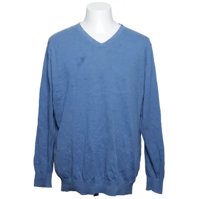Pullover (Blue) from Dressmann Cotton