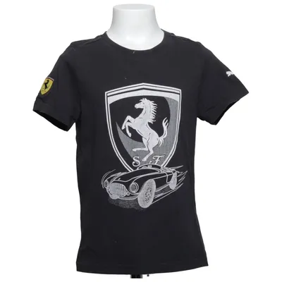 T-shirt (Black) from Puma x Ferrari Cotton, Polyester