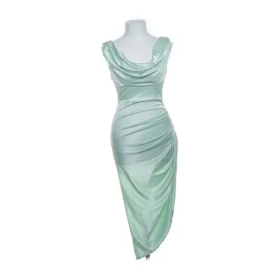 Dress (Green) from ASOS Design Elastane, Polyester