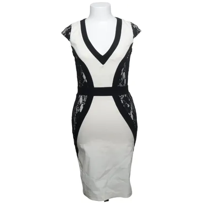 Dress (Black, White) from Paper Dolls Elastane, Polyamide, Viscose
