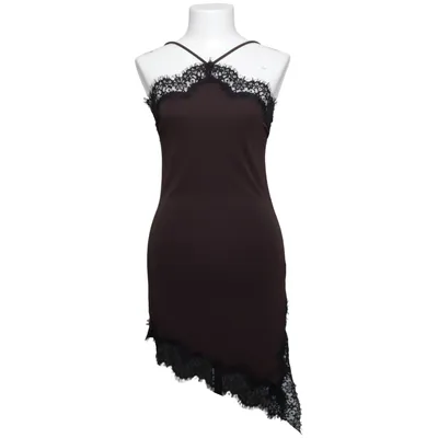 Klänning (Brun, Svart) från Gina Tricot Elastan, Återvunnen polyester