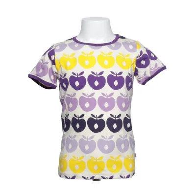 T-shirt (Lilla, Gul, Hvid) fra Småfolk Bomuld, Elastan, Modal