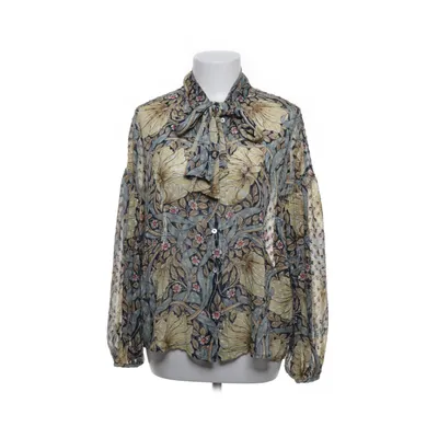 Knytblus (Blå, Flerfärgad) från Morris & Co x H&M Polyester