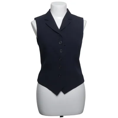 Suit vest (Blue) from Offset Polyester, Viscose