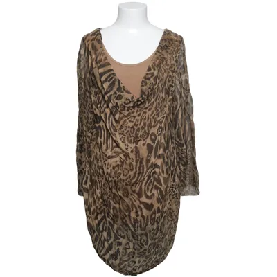 Tuniek (Beige, Bruin) van Superbugs Elastaan, Zijde, Viscose