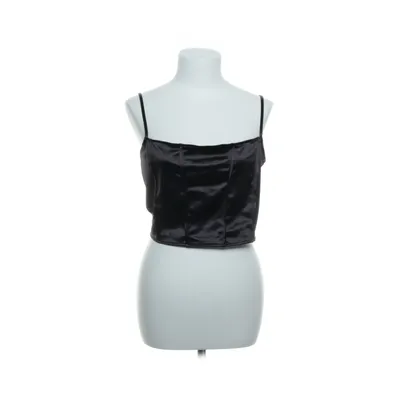 Crop top (Zwart) van Divided by H&M Elastaan, Polyester