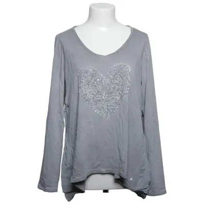 Langærmet t-shirt (Grå) fra Grace Bomuld, Modal, Silke, Viscose