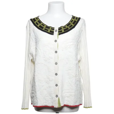 Cardigan (Hvid, Grøn, Sort) fra Eva & Claudi Polyamid, Polyester, Viscose