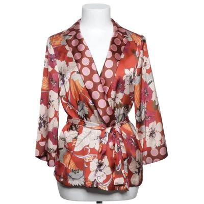 Blouse portefeuille (Rouge, Marron, Multicolore) de Zara Woman Polyester