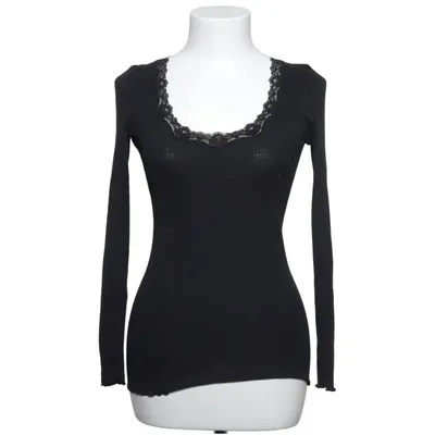 Långärmad t-shirt (Svart) från Rosemunde Bomull, Elastan, Polyamid, Silke