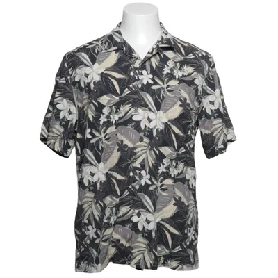 Kortärmad skjorta (Svart, Beige, Flerfärgad) från Tommy Bahama Polyester, Silke