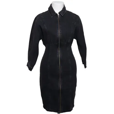 Denim jurk (New Zip Dress) van Costes Denim Katoen, Elastaan