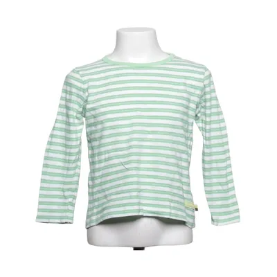 T-shirt à manches longues (Vert, Blanc) de Loud + Proud Lin, Coton biologique