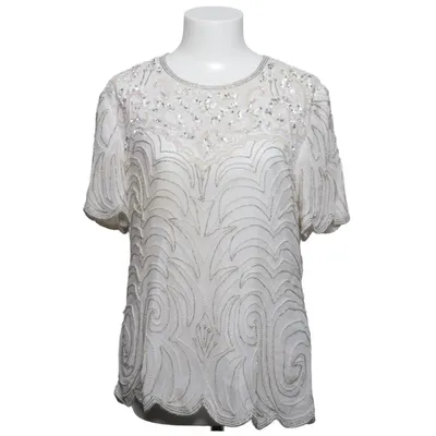 Haut (Blanc) de Papèll Boutique Polyester, Soie