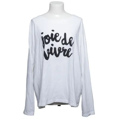 T-shirt à manches longues (Blanc) de Juvia Coton