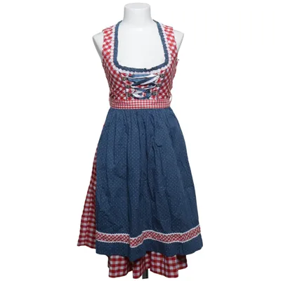 Dirndl (Rood, Blauw, Wit) van Alphorn Katoen, Polyester