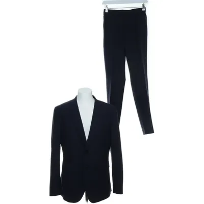 Suit (Blue) from Bläck Polyester, Wool, Viscose