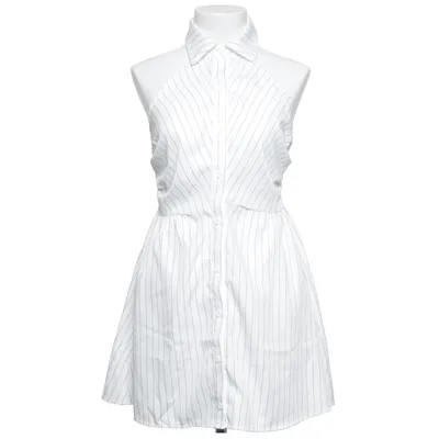 Shirt dress (White, Black) from Shein Polyester