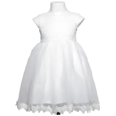 Brudnäbbsklänning (Vit) från Little P Bomull, Polyester