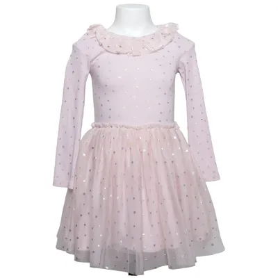 Klänning (Rosa) från Mini Boden Bomull, Elastan, Polyester