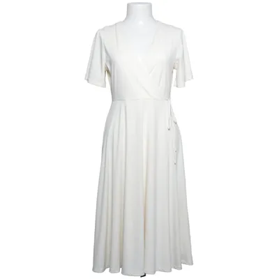Robe portefeuille (Blanc) de H&M Modern Classic Élasthane, Polyester