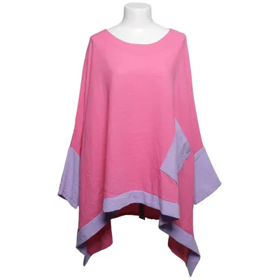 Top (Pink, Purple, Multicolored) from AKH Fashion Linen, Polyester, Viscose