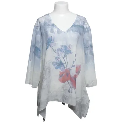 Blouse (Bleu, Blanc, Multicolore) de MXO Polyester