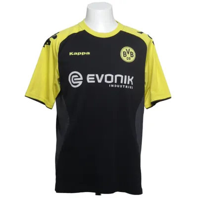 Fodboldtrøje (Sort, Gul, Grå) fra Kappa Polyester