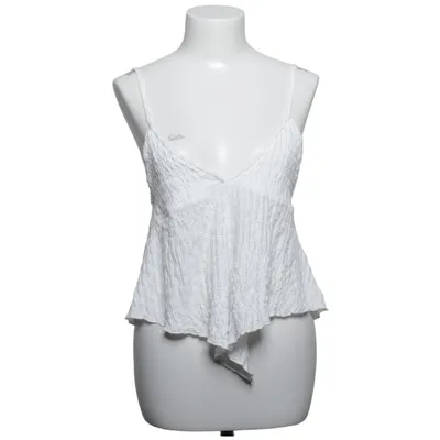 Crop top (Blanc) de Pull & Bear Élasthane, Polyester