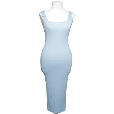 Maxi jurk (Blauw) van GiorGia Elastaan, Polybutyleen, Viscose