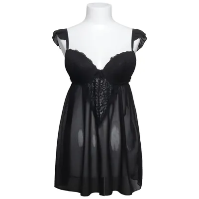 Déshabillé (Noir) de Secret Possessions Élasthane, Polyamide, Polyester