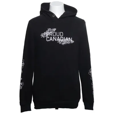 Sweat à capuche (Noir) de Proud Canadian Coton, Polyester