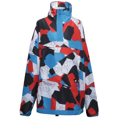 Anorak (Blå, Röd, Svart) från Adidas x LEGO Återvunnen polyester